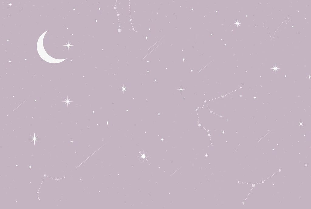 Moon and stars in the sky Moon and stars in the sky