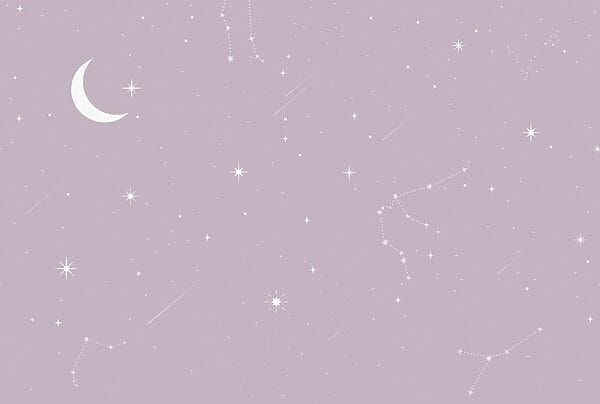 Moon and stars in the sky Moon and stars in the sky