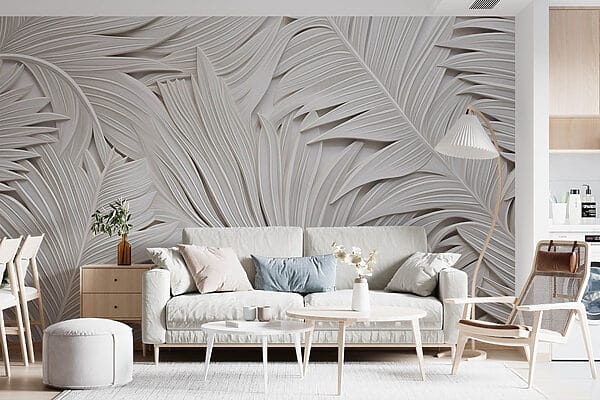 White paper cut out of leaves White paper cut out of leaves