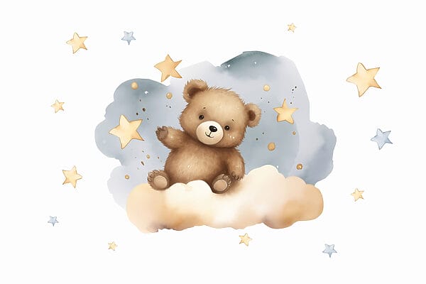 Teddy bear on a cloud Teddy bear on a cloud