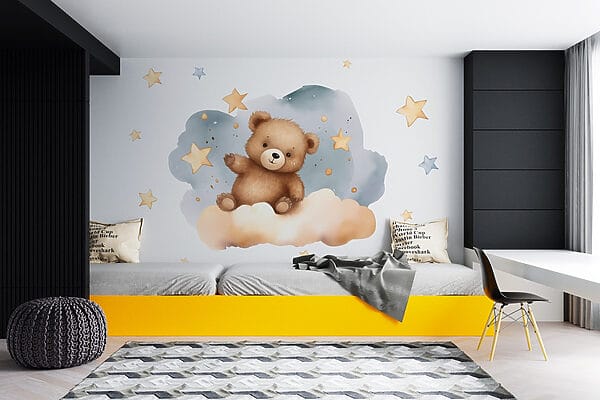 Teddy bear on a cloud Teddy bear on a cloud