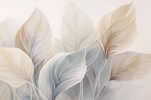 Delicate leaves in soft hues. Delicate leaves in soft hues.