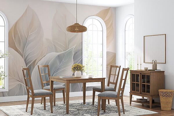 Delicate leaves in soft hues. Delicate leaves in soft hues.