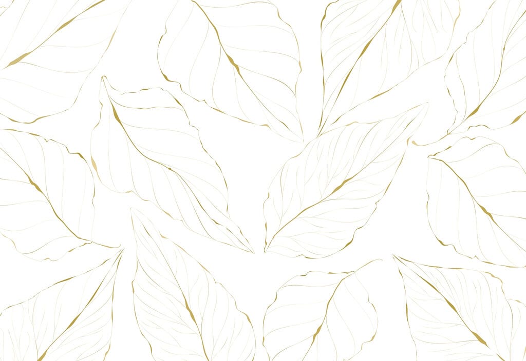 Pattern of leaves on a white background Pattern of leaves on a white background