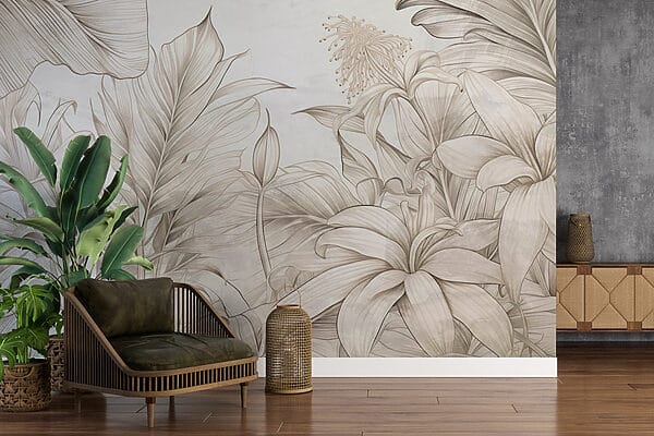 Nature's embrace in monochrome hues. Nature's embrace in monochrome hues.