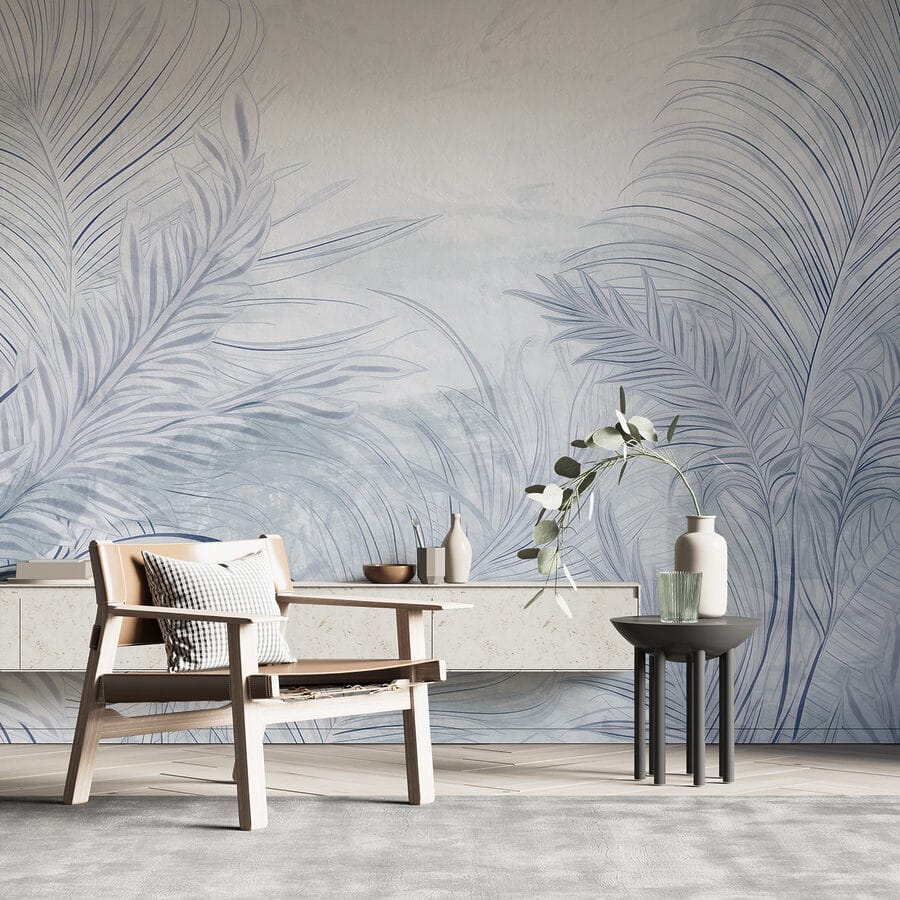 Nature's calming, soft palm leaves Nature's calming, soft palm leaves