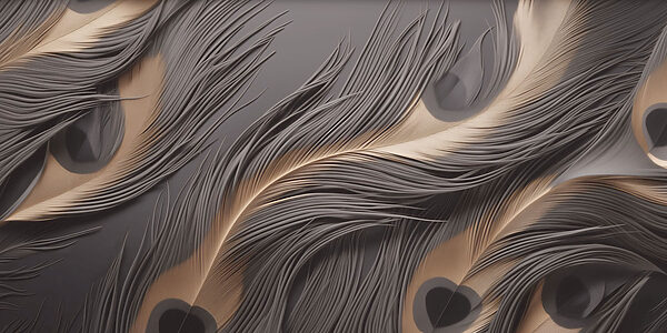 Fluid lines in monochromatic harmony. Fluid lines in monochromatic harmony.