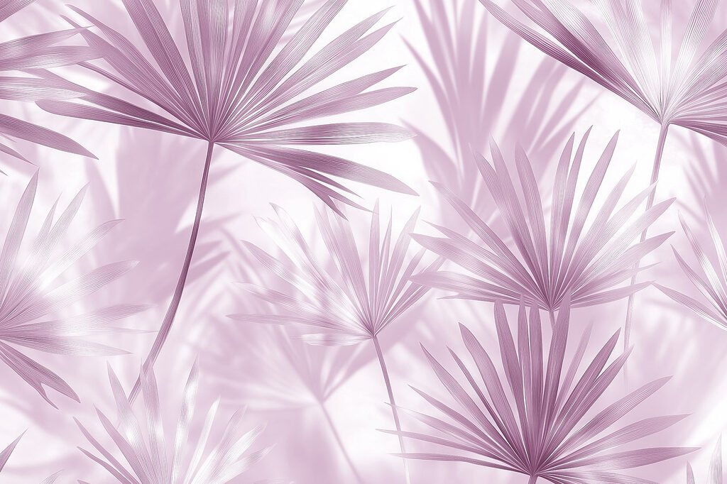 Soft pastel leaves creating gentle shadows. Soft pastel leaves creating gentle shadows.