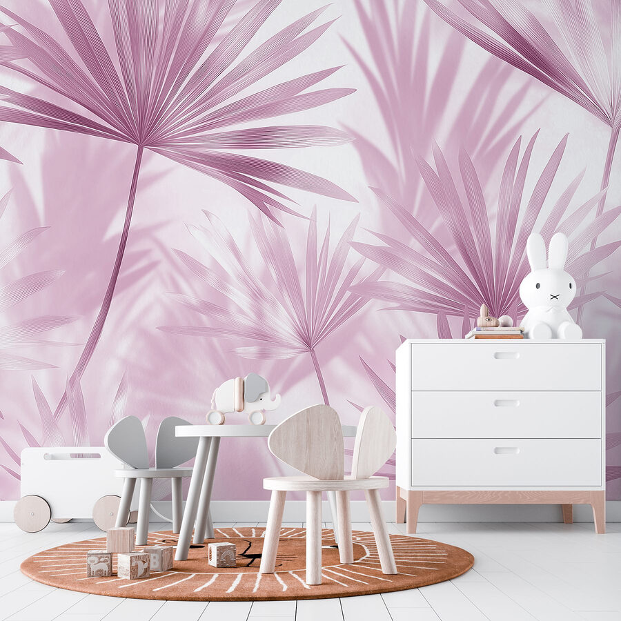 Soft pastel leaves creating gentle shadows. Soft pastel leaves creating gentle shadows.