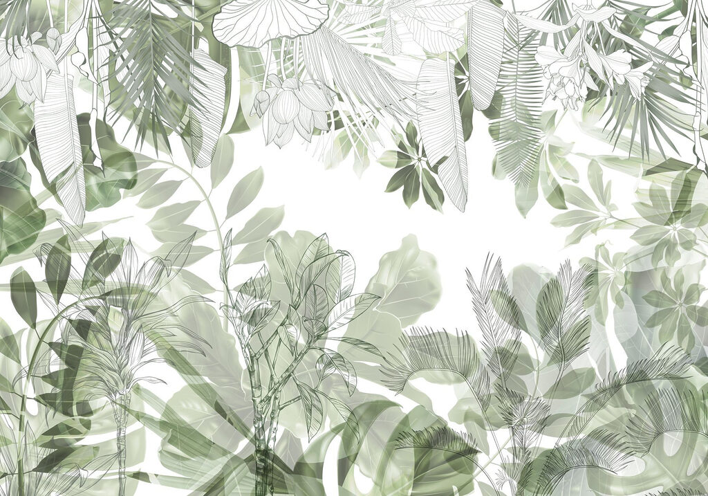 Botanical beauty in soft greens Botanical beauty in soft greens