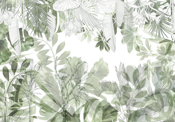 Botanical beauty in soft greens Botanical beauty in soft greens