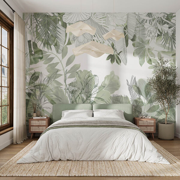 Botanical beauty in soft greens Botanical beauty in soft greens