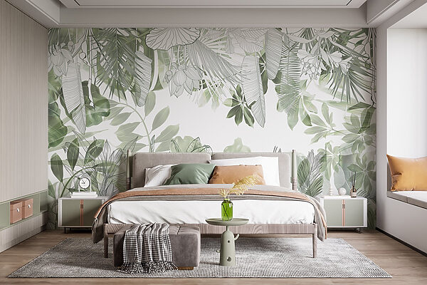 Botanical beauty in soft greens Botanical beauty in soft greens