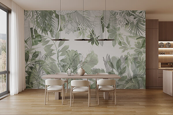 Botanical beauty in soft greens Botanical beauty in soft greens