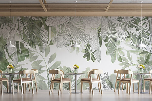 Botanical beauty in soft greens Botanical beauty in soft greens