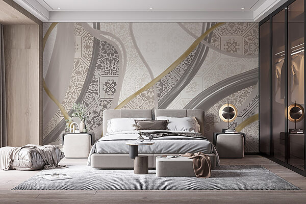 Sleek patterns in gentle hues Sleek patterns in gentle hues