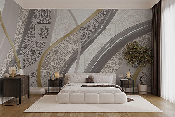 Sleek patterns in gentle hues Sleek patterns in gentle hues