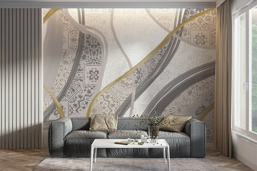 Sleek patterns in gentle hues Sleek patterns in gentle hues
