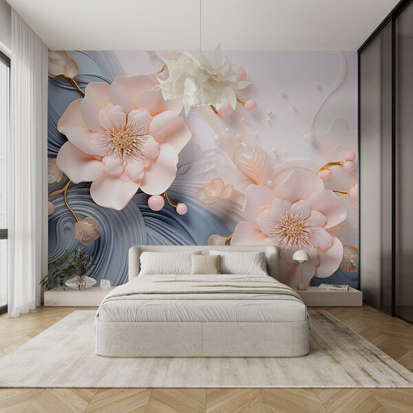 Elegant floral design in soft tones Elegant floral design in soft tones