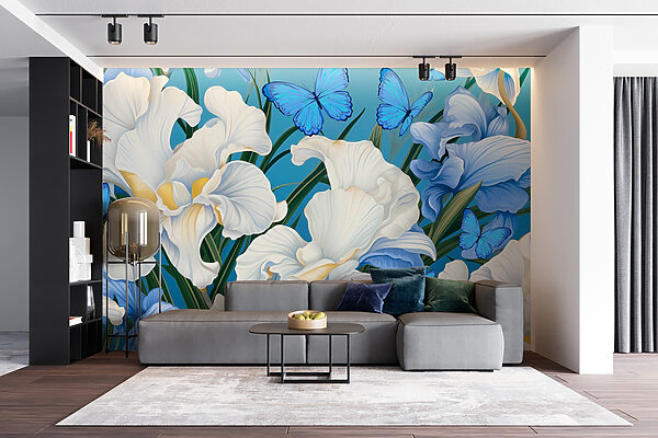 Beautiful blooms and vibrant butterflies. Beautiful blooms and vibrant butterflies.