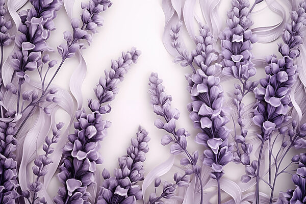 Group of purple flowers Group of purple flowers