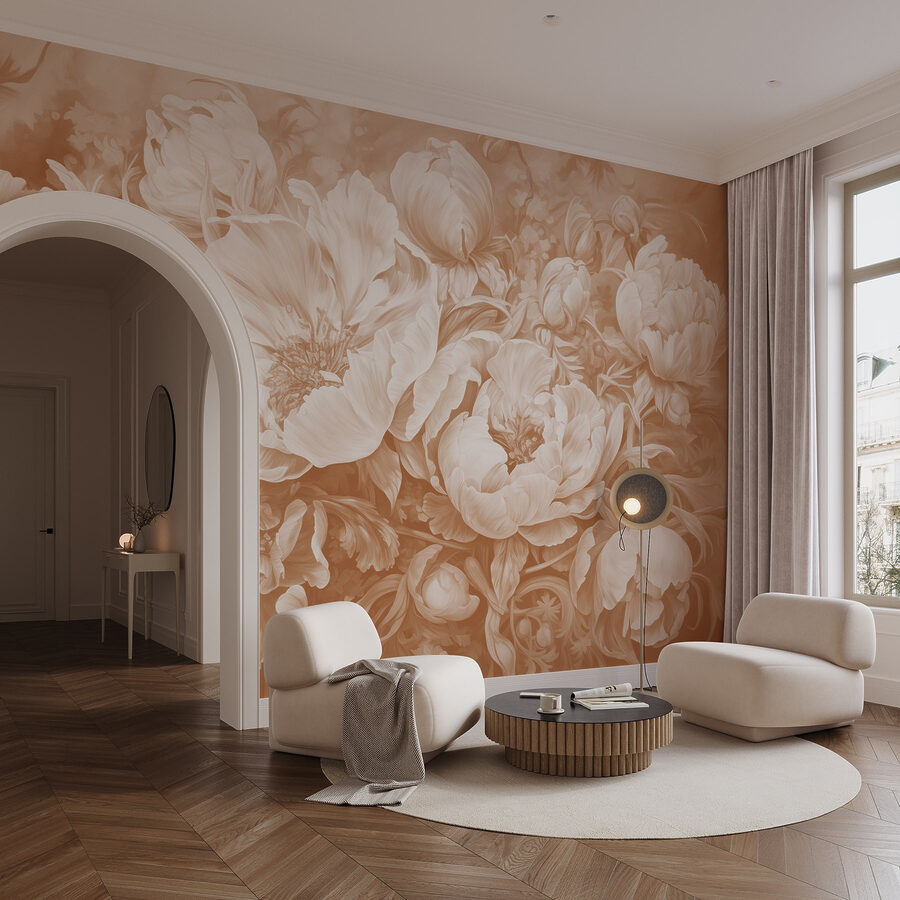 Delicate petals in soft hues.