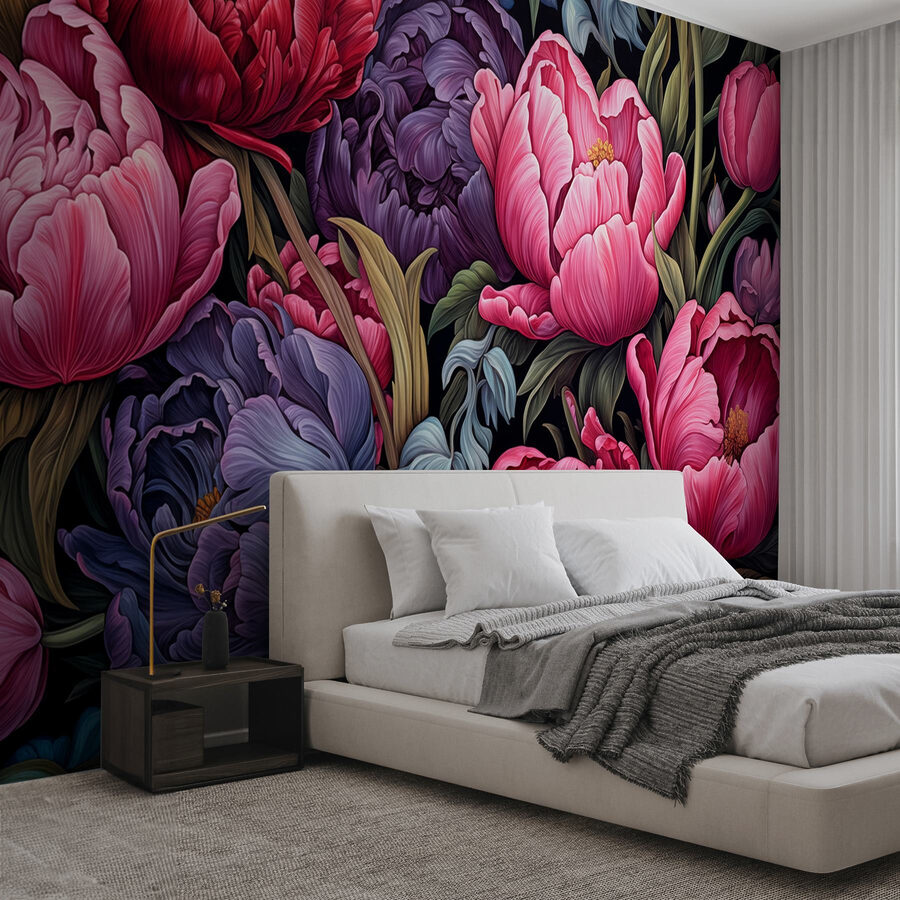 Vibrant blooms in striking colors