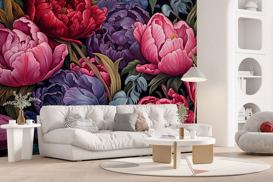 Vibrant blooms in striking colors