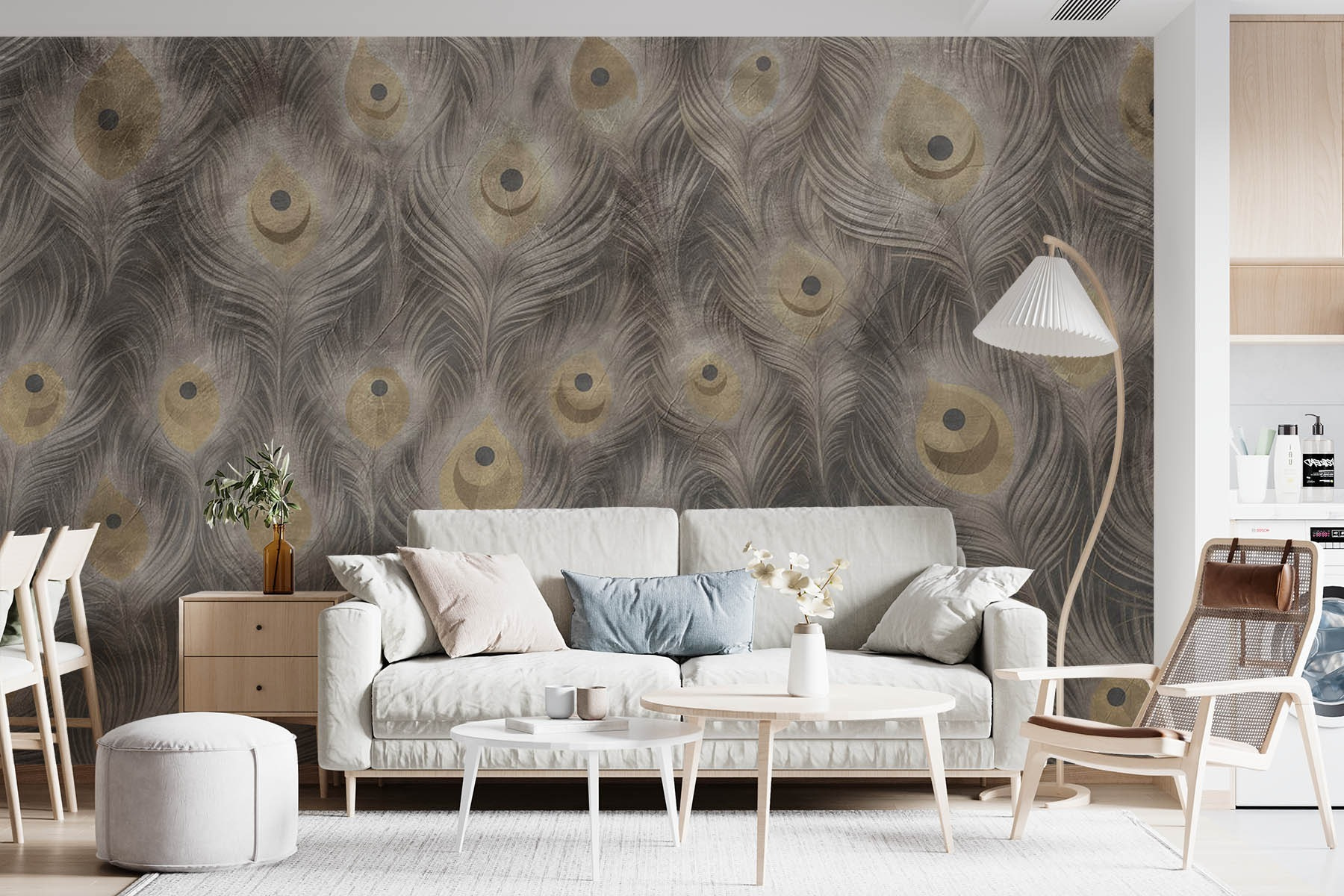 Elegant patterns evoke a sense of whimsy
