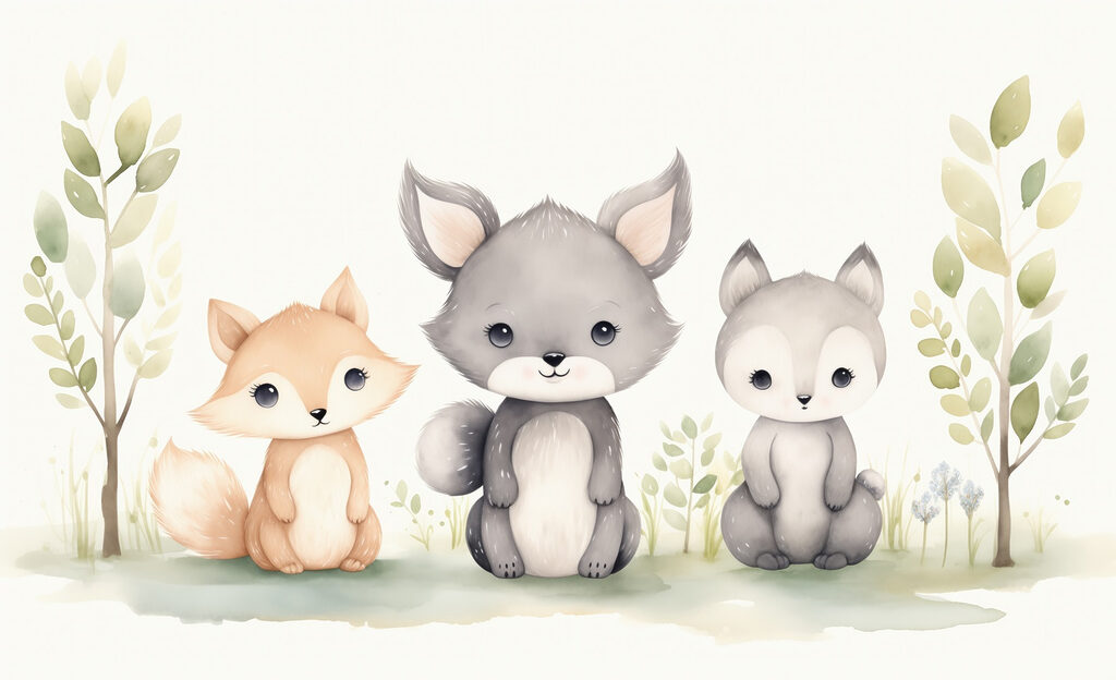 Group of animals sitting on grass Group of animals sitting on grass