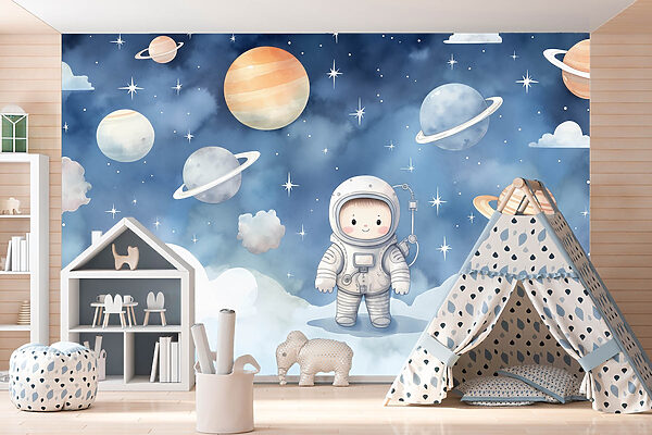 Cartoon of a child in space w08843pir16r 600x400 - Cartoon of a child in space
