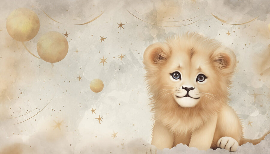 Lion cub in the sky Lion cub in the sky