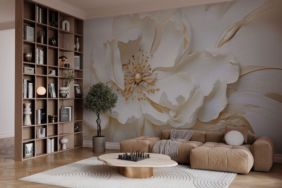 Delicate flower in soft hues
