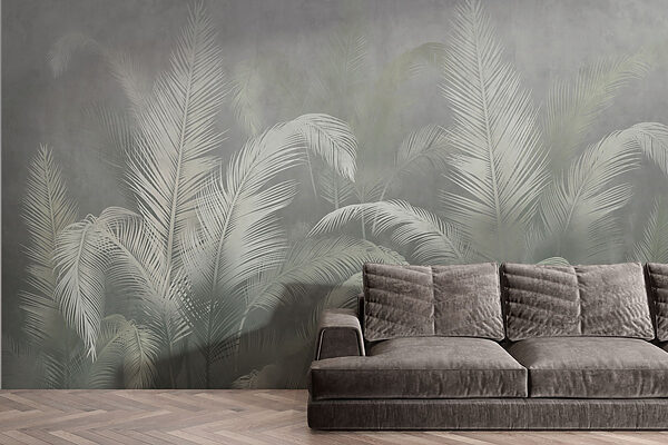 Soft foliage on a muted backdrop Soft foliage on a muted backdrop