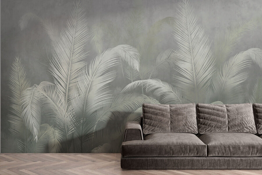 Soft foliage on a muted backdrop Soft foliage on a muted backdrop