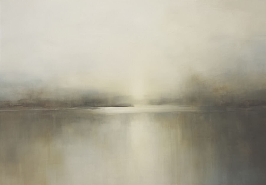 Painting of a lake Painting of a lake