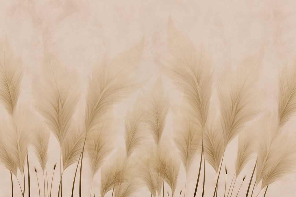 Group of feathers on a beige background Group of feathers on a beige background