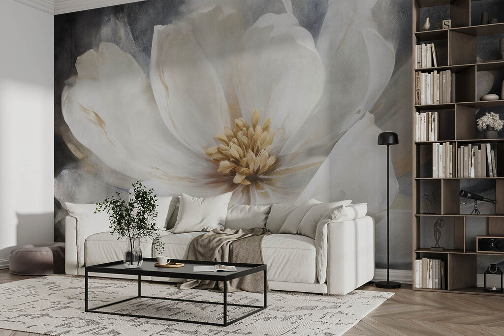 Delicate petals in soft tones