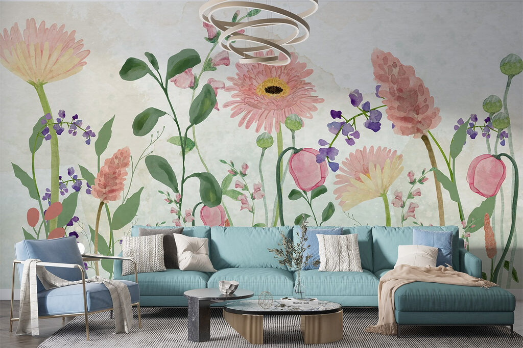Painting of flowers and plants Painting of flowers and plants