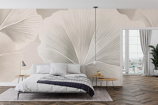 Delicate leaves in soft tones. Delicate leaves in soft tones.