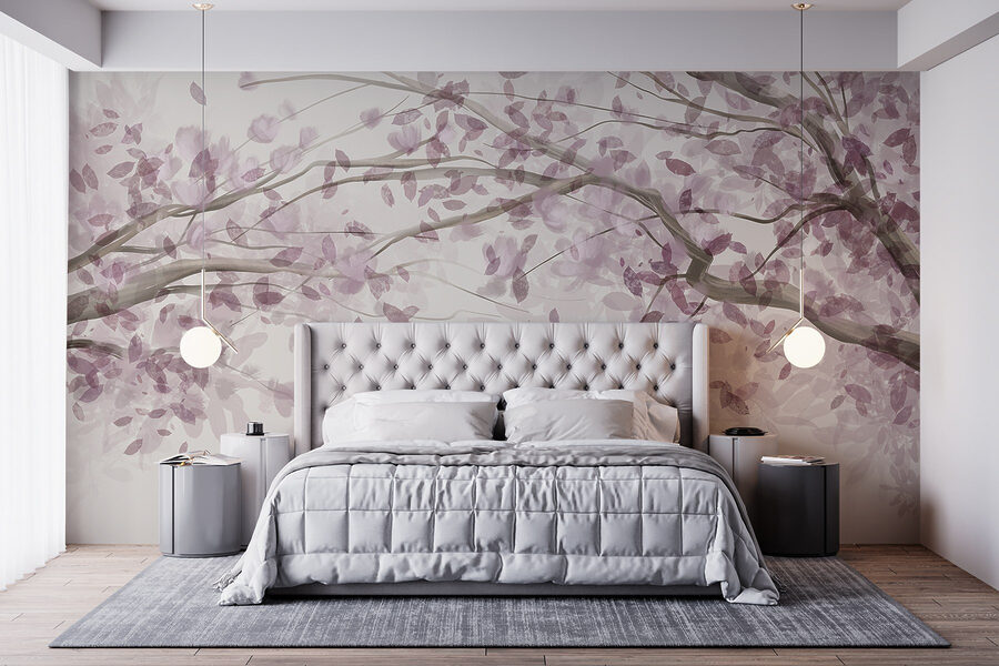 Tree with purple leaves