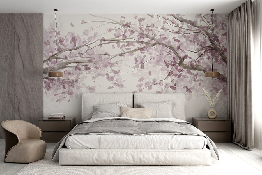 Tree with purple leaves
