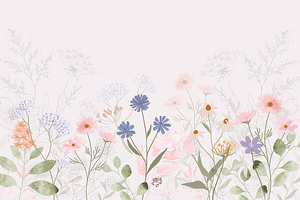 Delicate blooms in soft pastels w03293p 600x400 - Delicate blooms in soft pastels