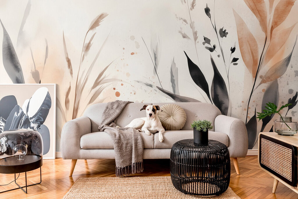 Delicate leaves in soft hues Delicate leaves in soft hues