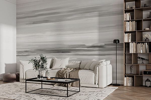 Grey and white striped background Grey and white striped background