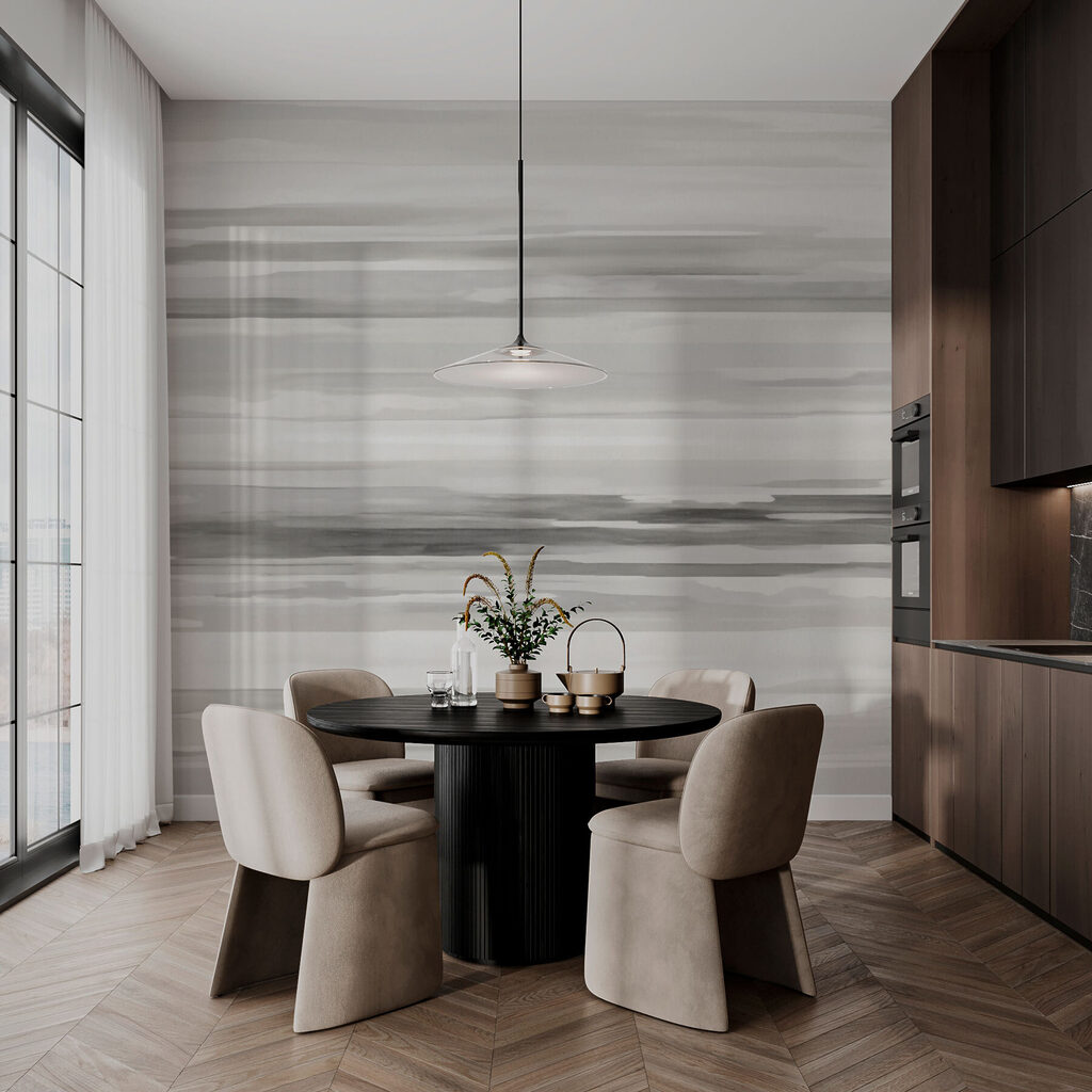 Grey and white striped background Grey and white striped background