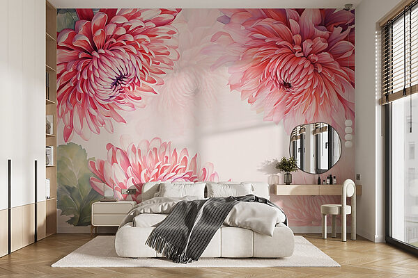 Vibrant flowers in gentle hues Vibrant flowers in gentle hues