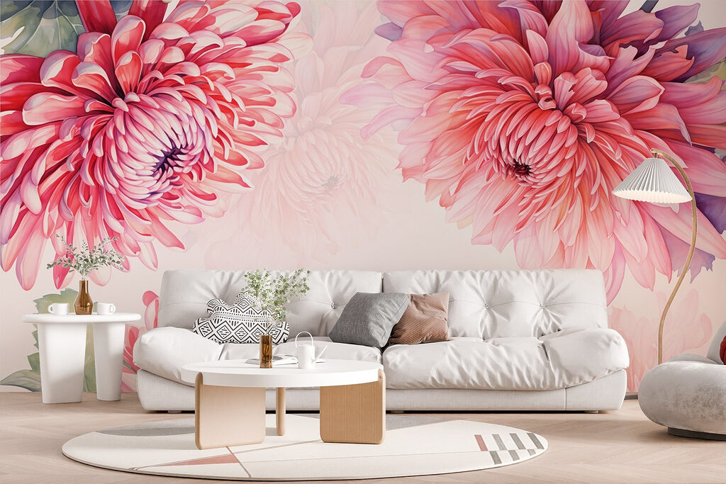 Vibrant flowers in gentle hues Vibrant flowers in gentle hues