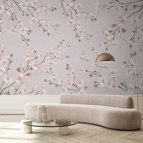 Pattern of flowers on a white background Pattern of flowers on a white background