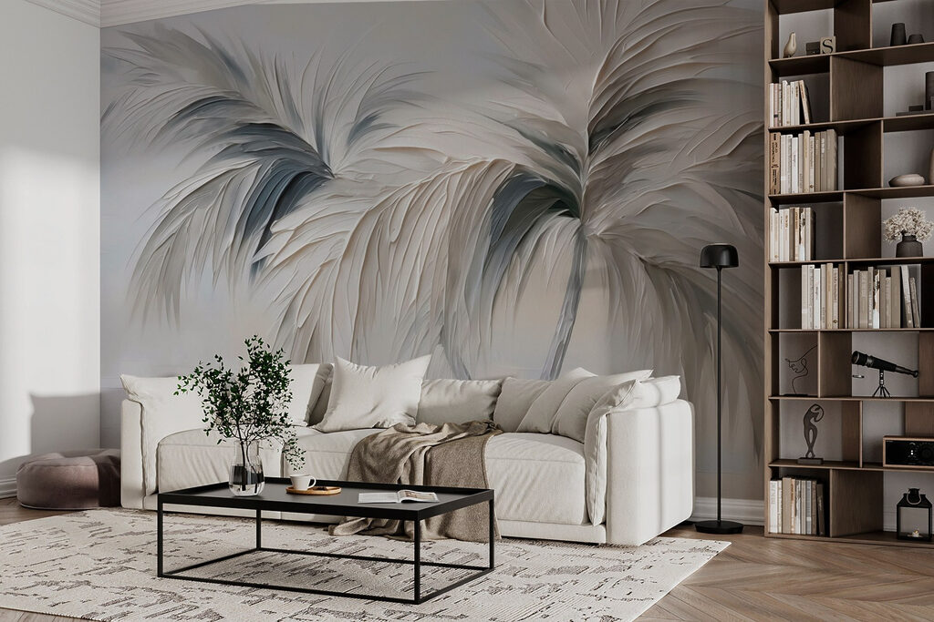 Painting of palm trees Painting of palm trees